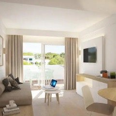 Отель Apartamentos Cala d'Or Playa Улучшенные апартаменты с различными типами кроватей фото 4