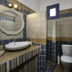 Отель Villa Elias Пляж Стегна ванная