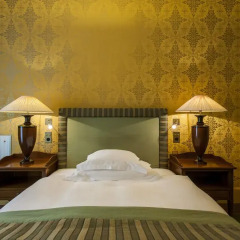 Grand Hotel Les Trois Rois 5* Стандартный номер с различными типами кроватей фото 2