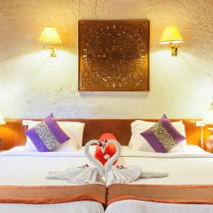 Отель Tropica Bungalow Resort 3* Улучшенное бунгало с различными типами кроватей фото 3