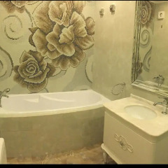 Апартаменты Apartment Chernomorskaya Сочи ванная