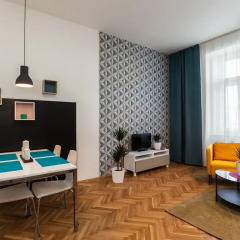Апартаменты Comfortable Prague Apartments Апартаменты Премиум с различными типами кроватей фото 3