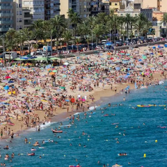 Отель Playa Sol Costa Brava Испания, Льорет-де-Мар - отзывы, цены и фото номеров - забронировать отель Playa Sol Costa Brava онлайн пляж