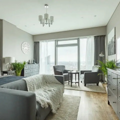 Malliott Moscow City Hotel Номер Делюкс с разными типами кроватей фото 8
