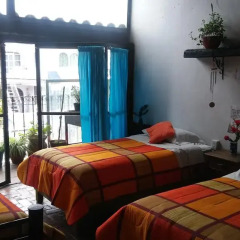 Hostel Mexico Df Airport Кровать в общем номере фото 2