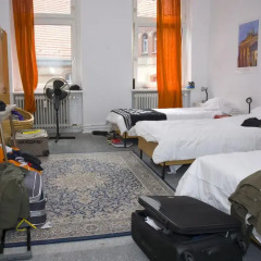 Rixpack Hostel Neukölln Кровать в общем номере с двухъярусной кроватью фото 8