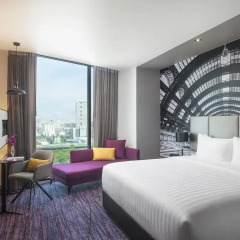 Отель Mercure Bangkok Makkasan 4* Представительский номер с различными типами кроватей фото 2