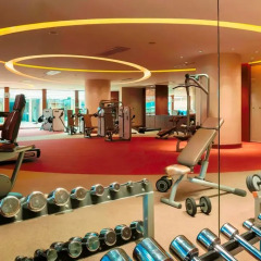 Отель Marco Polo Shenzhen фитнесс-зал фото 2