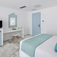 Отель Santorini Kastelli Resort 5* Улучшенный номер с различными типами кроватей фото 10