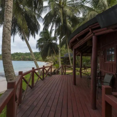 Отель Bom Bom Principe Island 4* Бунгало с различными типами кроватей фото 6