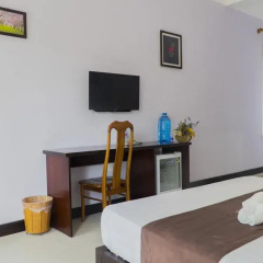 Отель The Moon Villa Hoi An 2* Стандартный семейный номер с различными типами кроватей фото 19