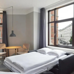 Zleep Hotel Copenhagen City 3* Стандартный семейный номер с двуспальной кроватью фото 3