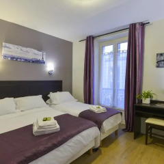 Отель Hôtel du Quai de Seine 2* Стандартный номер с различными типами кроватей фото 6