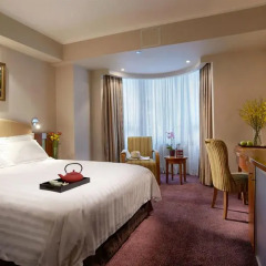 Отель Wharney Guang Dong Hong Kong 4* Улучшенный номер с 2 отдельными кроватями фото 2