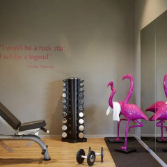Отель MOXY Munich Airport фитнесс-зал