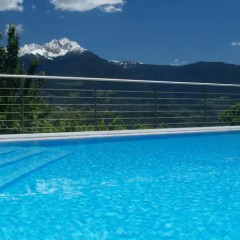Отель Pension Alpenblick Лагундо бассейн фото 2