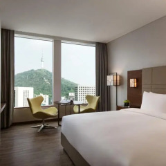 Отель Courtyard by Marriott Seoul Namdaemun 4* Номер Делюкс с различными типами кроватей фото 3