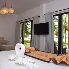 Отель Vinh Hung Riverside Resort & Spa 3* Номер Делюкс с различными типами кроватей фото 13