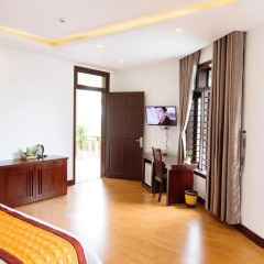Отель Hoi An Golden Rice Villa 2* Улучшенный номер с различными типами кроватей фото 3