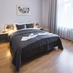 Отель Bearsleys Downtown Apartments Латвия, Рига - отзывы, цены и фото номеров - забронировать отель Bearsleys Downtown Apartments онлайн сейф в номере