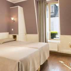 Отель Hôtel Tour Eiffel 2* Стандартный номер с 2 отдельными кроватями фото 2