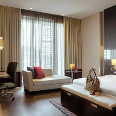Отель The Boulevard Arjaan by Rotana 5* Студия с различными типами кроватей фото 5