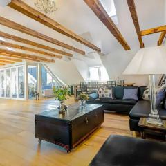 Отель Penthouse Suite Gasteig интерьер отеля фото 3