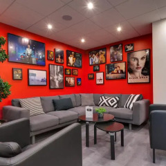 Отель Hôtel Kyriad Rennes гостиничный бар