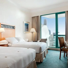Отель Hilton Dubai Jumeirah 5* Представительский номер с различными типами кроватей фото 18