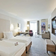 Отель Crowne Plaza Hannover 4* Стандартный номер с различными типами кроватей фото 7
