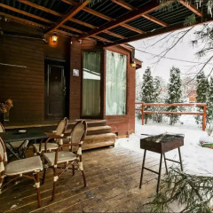 Гостиница Winter Cottage In Peredelkino With Sauna Коттедж с различными типами кроватей фото 8