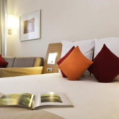 Отель Novotel Lyon Gerland Musée des Confluences 4* Улучшенный номер с различными типами кроватей фото 5