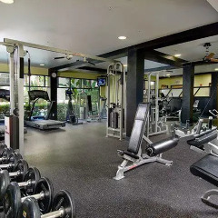 Отель Spacious Penthous @ 1010 Wilshire США, Лос-Анджелес - отзывы, цены и фото номеров - забронировать отель Spacious Penthous @ 1010 Wilshire онлайн фитнесс-зал фото 2