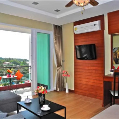 Апартаменты Sea & Sky Karon 2 bedrooms Apartment Sea View комната для гостей фото 3