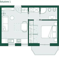 Отель Residence Costablu Италия, Римини - отзывы, цены и фото номеров - забронировать отель Residence Costablu онлайн интерьер отеля фото 2
