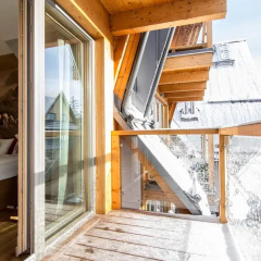 Отель Apartamenty Pod Giewontem Lux&spa Zakopane Закопане балкон