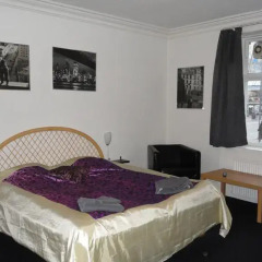 Hotel Jørgensen 2* Стандартный номер с двуспальной кроватью (общая ванная комната) фото 6