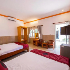 Отель Hanh Ngoc Bungalow 2* Стандартный номер с 2 отдельными кроватями фото 2