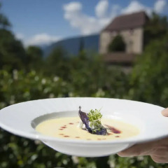 Отель Baumgartner's Blumenhotel Сцена питание