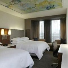 Отель Hilton Columbus Downtown 4* Стандартный номер с различными типами кроватей фото 2