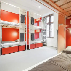 Flow Hostel Кровать в общем номере с двухъярусной кроватью фото 3