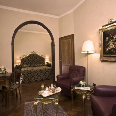 Hotel Vittoria 5* Улучшенный люкс с различными типами кроватей фото 5