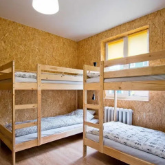 Гостиница Home Dlya Tebya Кровать в общем номере с двухъярусной кроватью фото 6