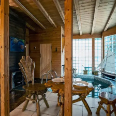 Гостиница Winter Cottage In Peredelkino With Sauna Коттедж с различными типами кроватей фото 20
