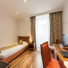 Отель Novum Hotel Cristall Wien Messe Австрия, Вена - 12 отзывов об отеле, цены и фото номеров - забронировать отель Novum Hotel Cristall Wien Messe онлайн комната для гостей фото 2