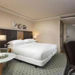 Отель Hilton Dresden 4* Стандартный номер с различными типами кроватей фото 5