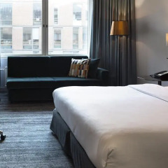 Отель Hilton Helsinki Strand 4* Представительский номер с двуспальной кроватью фото 7
