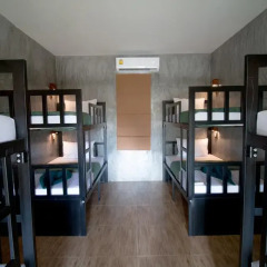 Blanco Hostel at Lanta Кровать в общем номере фото 2