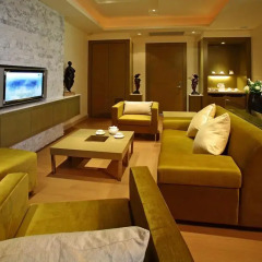 Отель Amain Boutique Motel Danshui 3* Люкс с различными типами кроватей фото 10
