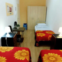 Budapest Budget Hostel Стандартный номер с различными типами кроватей (общая ванная комната) фото 22